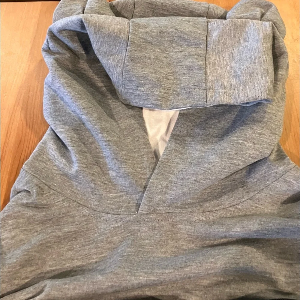 EUC BOMBAXCEIBA Pet Pouch Hoodie Carrier Hoodie Kangaroo Pocket w/ears Sz Large